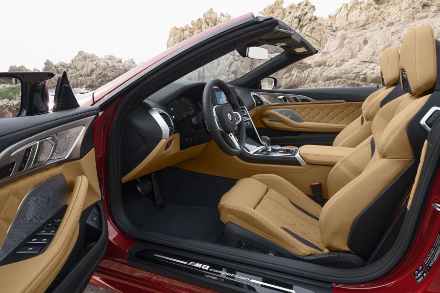 Интерьер BMW M8 Competition Convertible (F91) 2019 года  (WW) (фото 34 из 50)